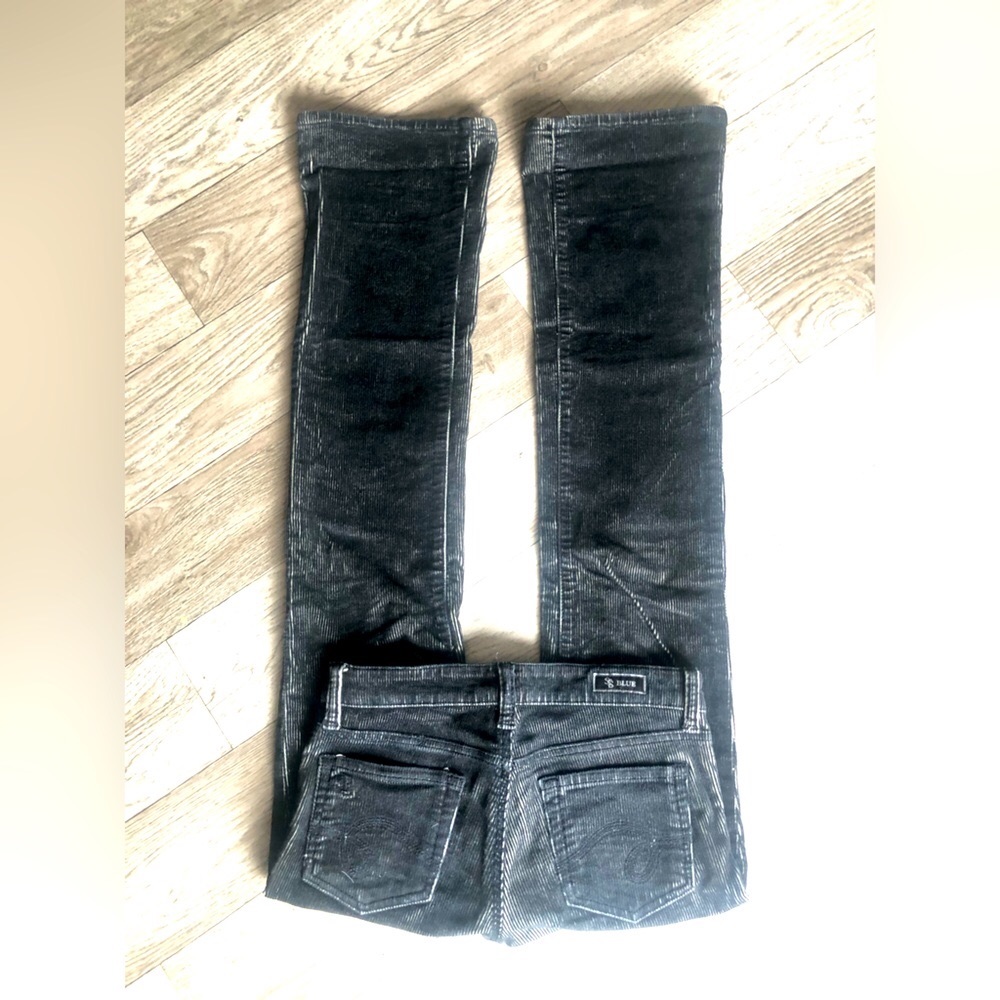 STS dark blue corduroy boot cut jeans